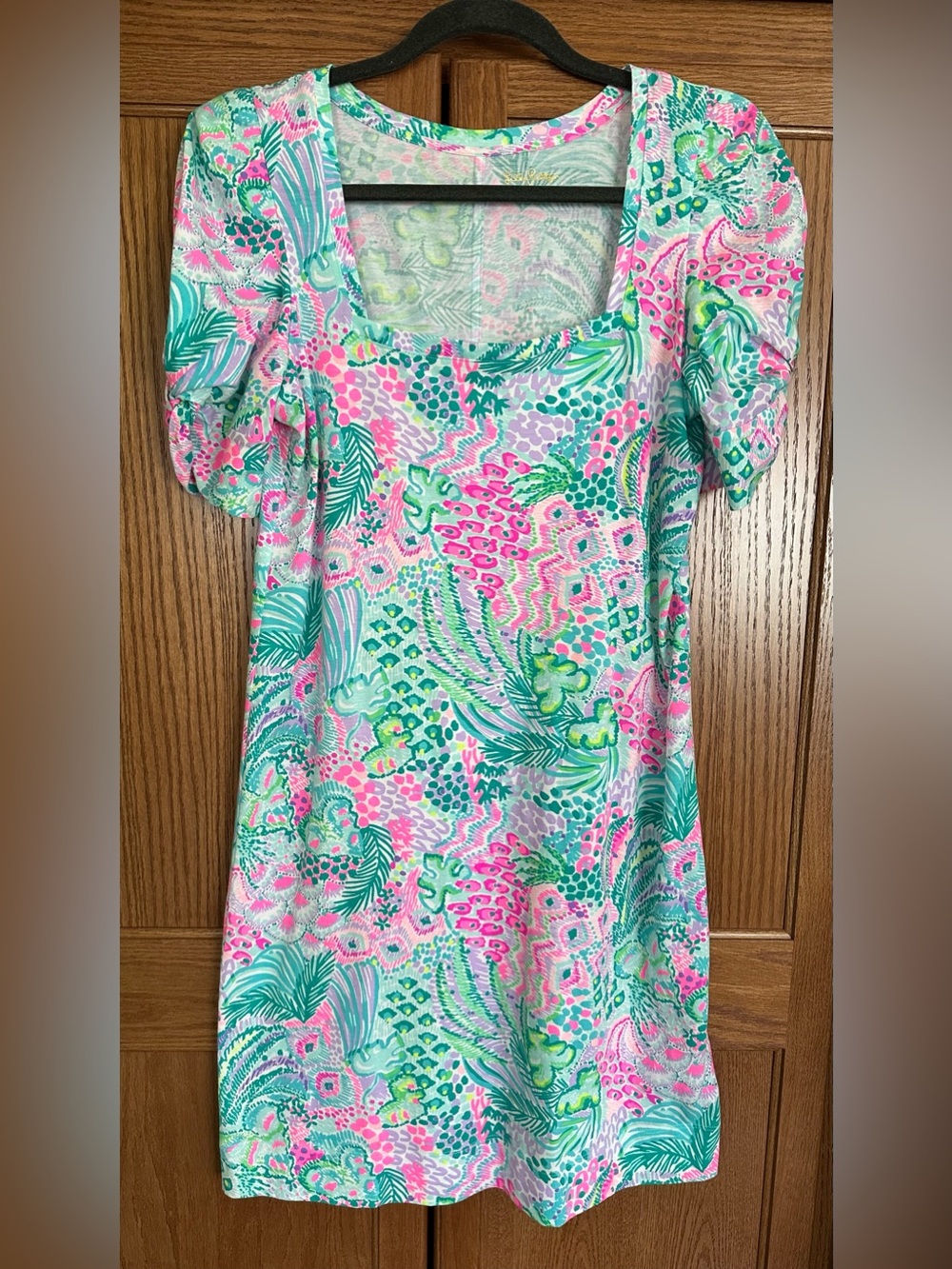 Lilly Pulitzer Haydn Short Sleeve Dress in Banana Split